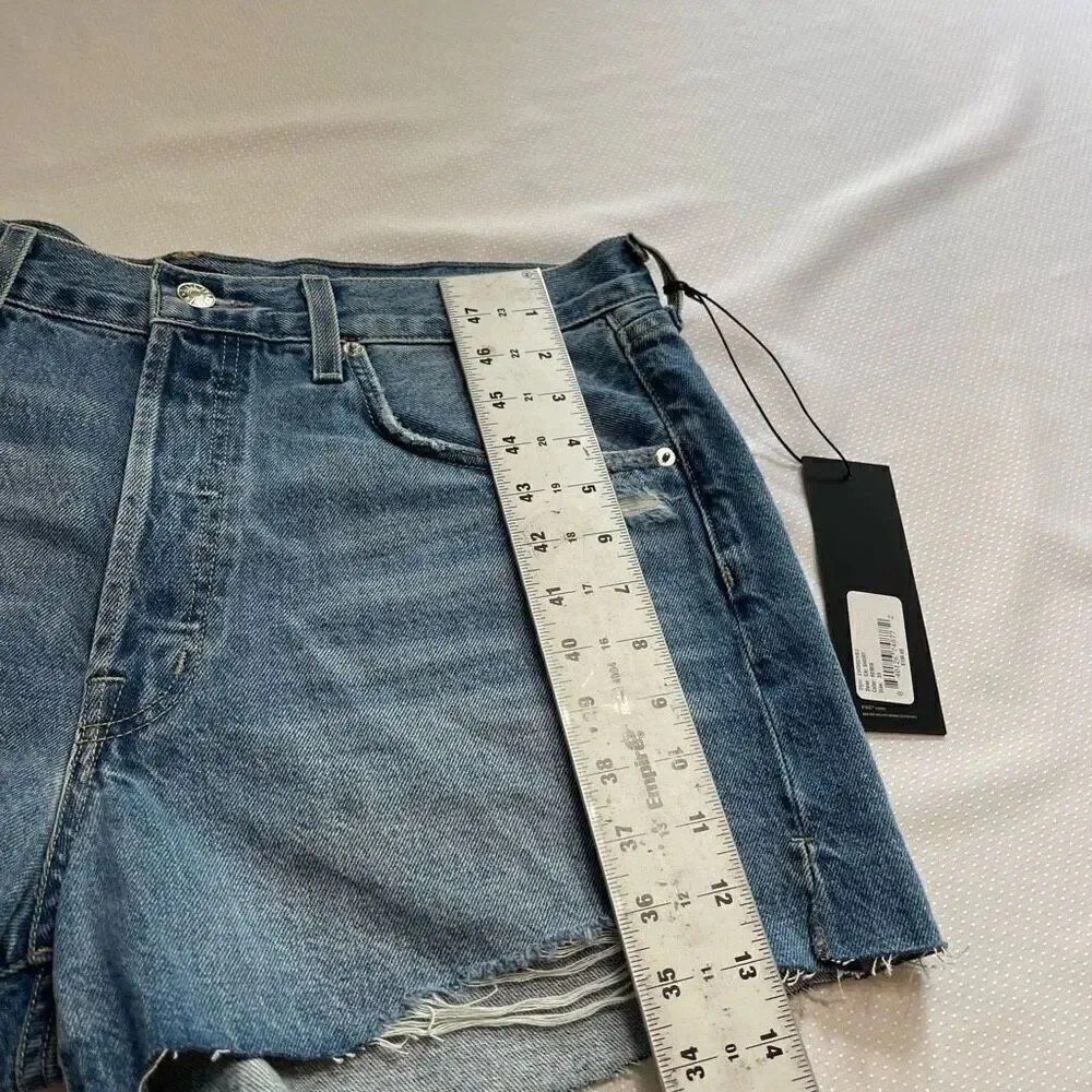 NWT Edwin Cai Short Remix Cut Off Denim Shorts Size 33 New